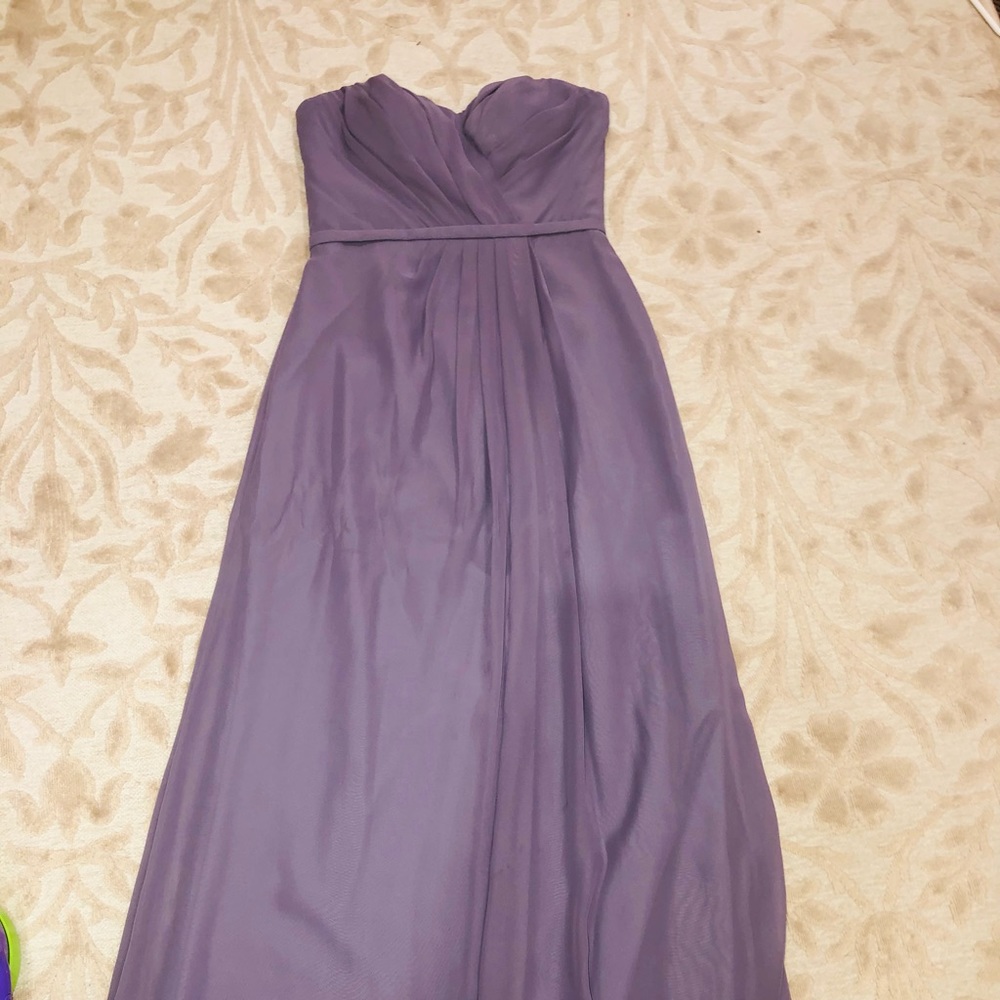 Bari Jay strapless dress.
